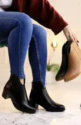 מגפון נוחות עור עקב בז' לאב.