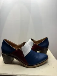 נעלי נוחות מעור תמר - כחול