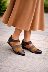 נעל עור מעוצבת - פיי