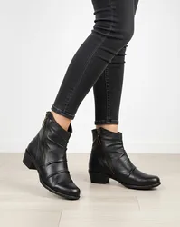 מגף נוחות עור לוזיאנה שחור